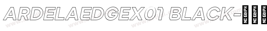 ArdelaEdgeX01 Black字体转换